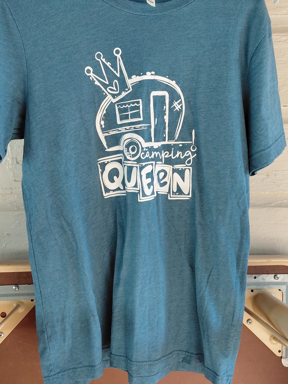 Bella Canvas Blue Camping Queen Graphic Tee